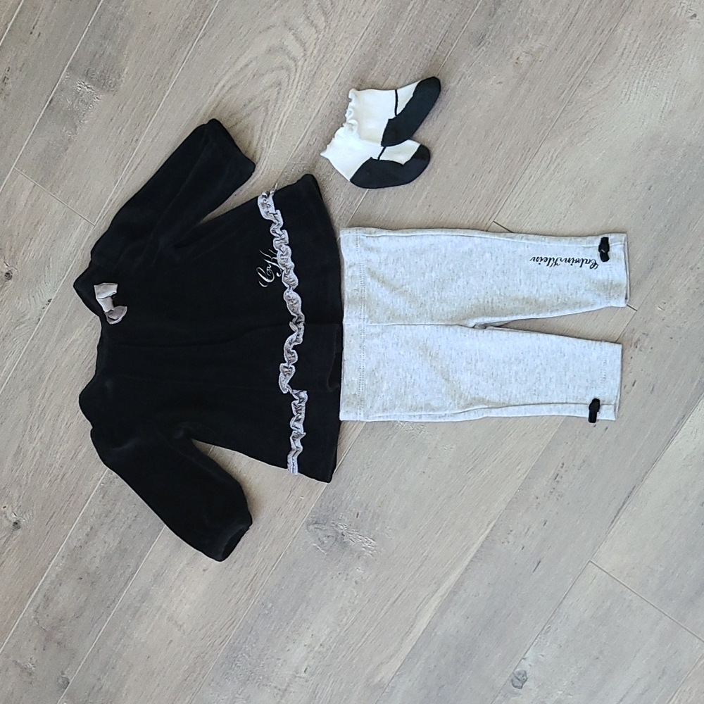 0-3mo CK dress outfit set